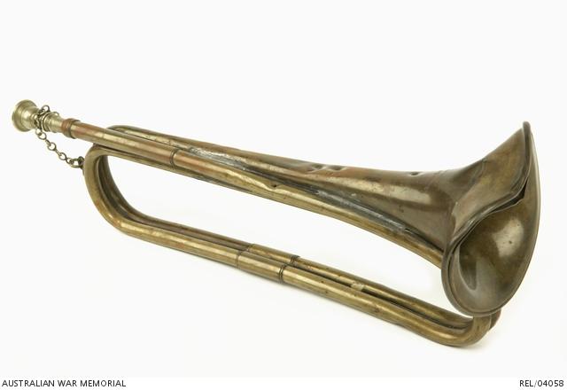 The bugle used to signal the start of the Cowra breakout