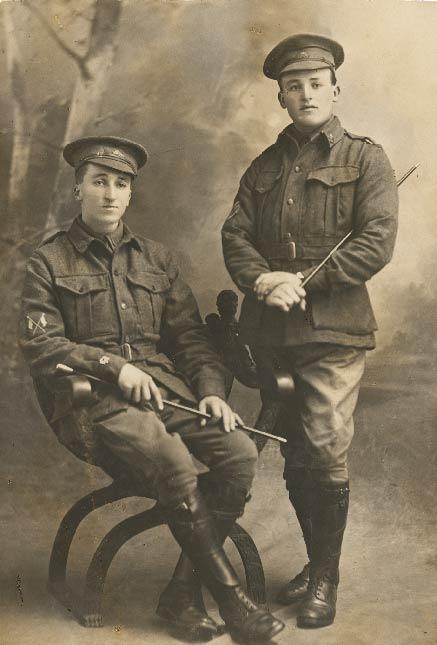 Corporal Bertie and Sergeant Victor Harding